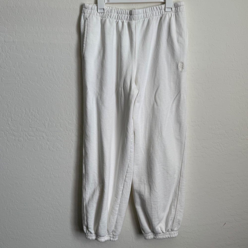 Free People Movement Free People Womens White All Star Solid Sweatpants Joggers